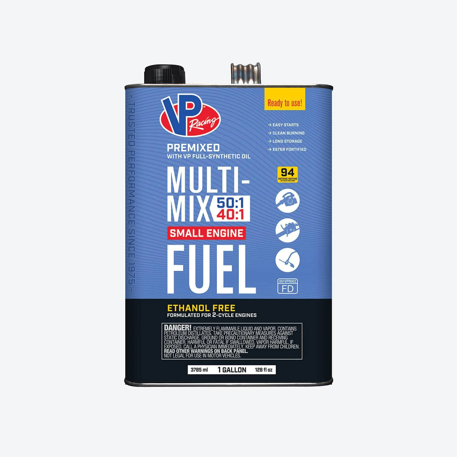 VP Racing Multi-Mix 40:1 - 50:1 Premixed Fuel for 2-Cycle Engines - Image 5
