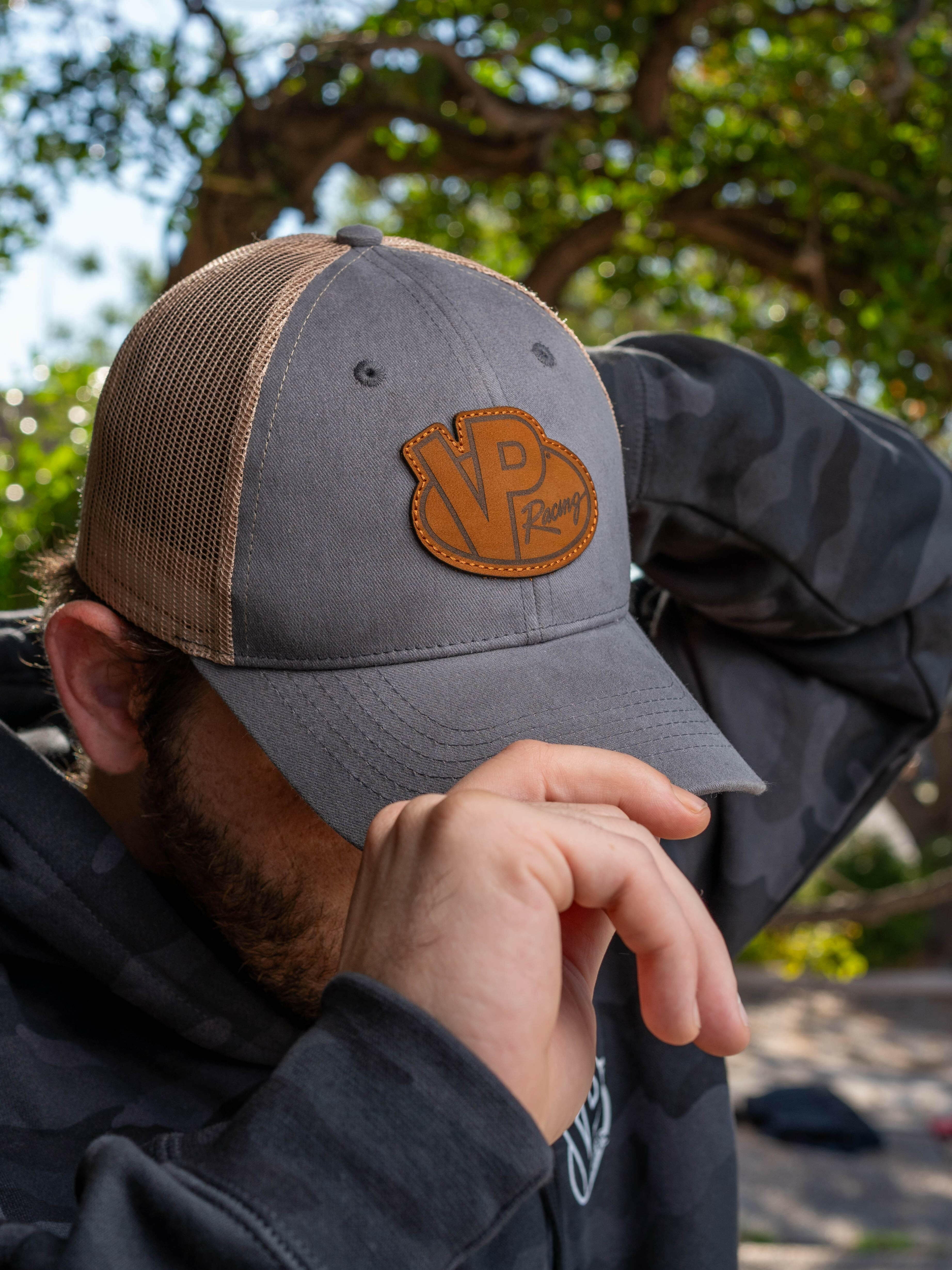 VP Racing Afterburner Leather Patch Hat - Image 2